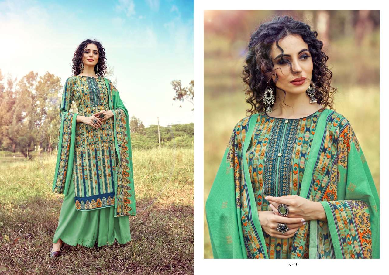 Zulfat  Winter Fantasy Vol 4 Pure Pashmina With Print Dress Material Catalog