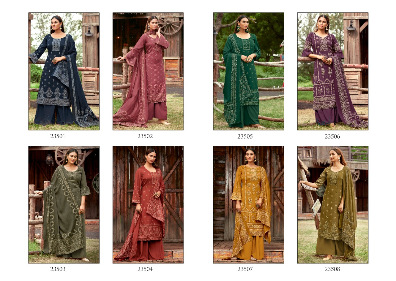 Siddhi Sagar Kashish Exclusive Wear Pashmina Collection