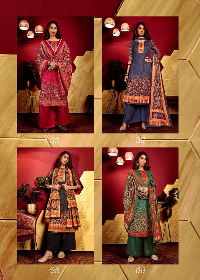 Bipson Inayat Woollen Digital Pashmina Catalog