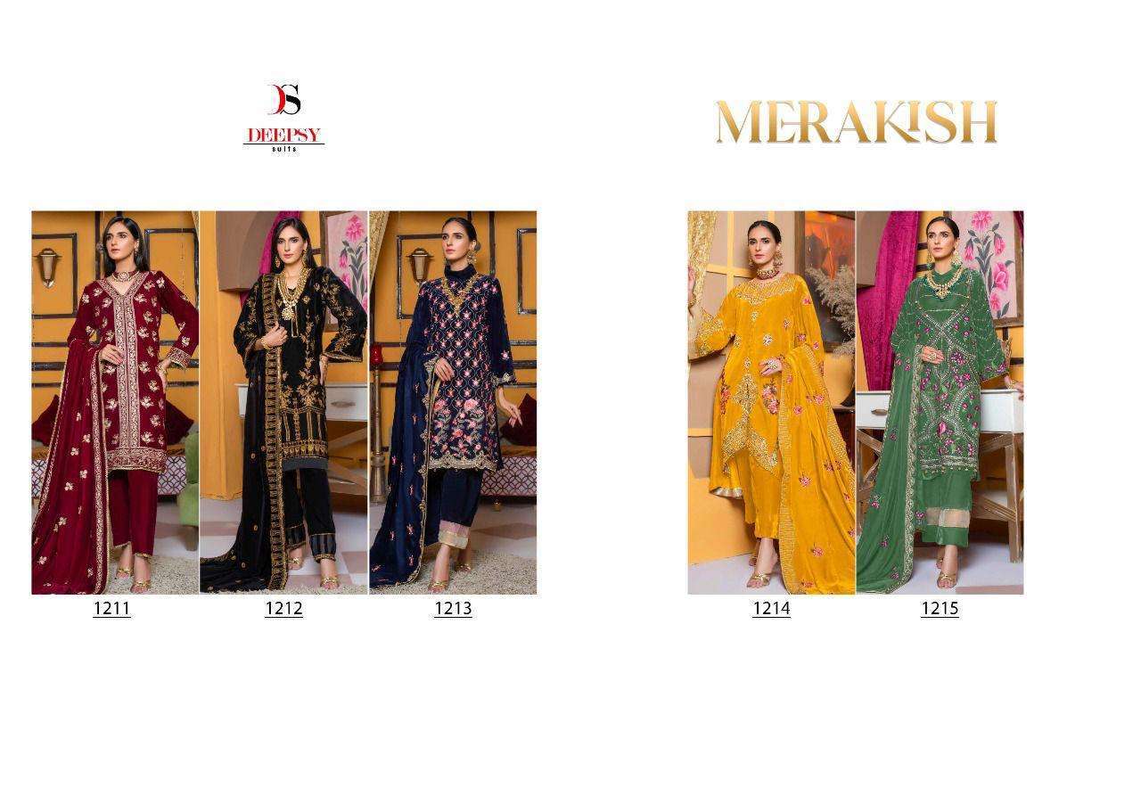 Deepsy Suits Merakish Velvet With Embroidery Work Pakistani Winter Pashmina Suits Catalog