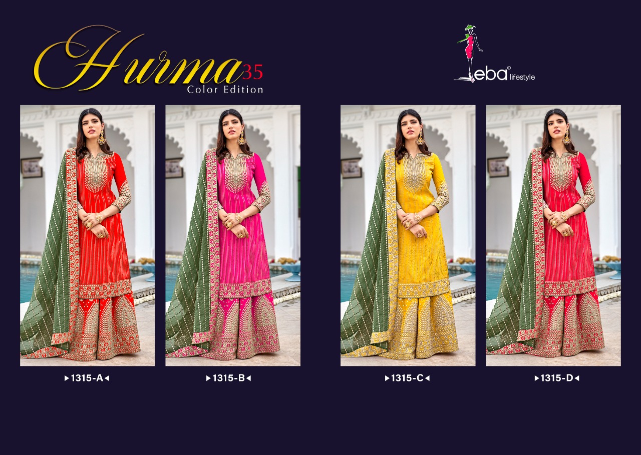 Eba Hurma Vol 35 Georgette Wear Latest Indian Salwar Kameez Catalog