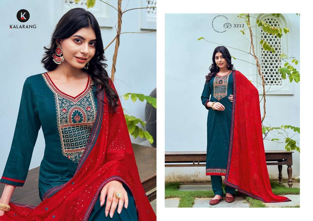 Kalarang Sahana Parampara Weaving With Work Salwar Suits Collection