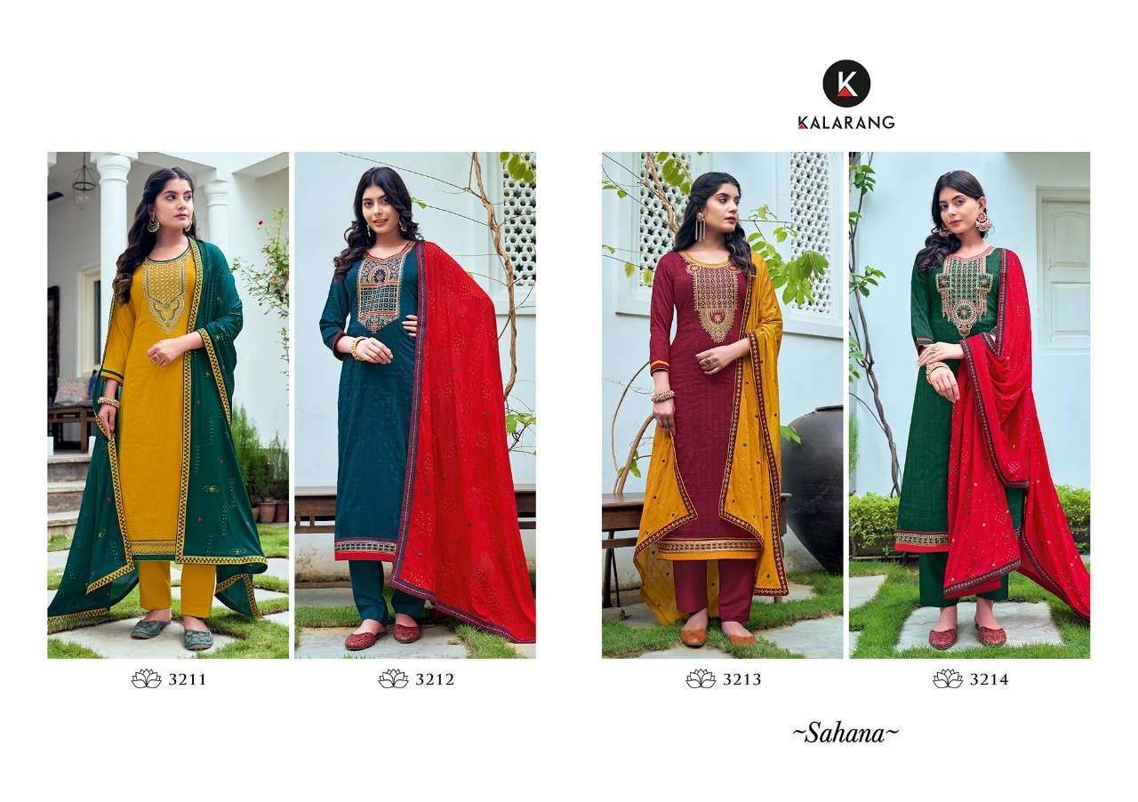 Kalarang Sahana Parampara Weaving With Work Salwar Suits Collection