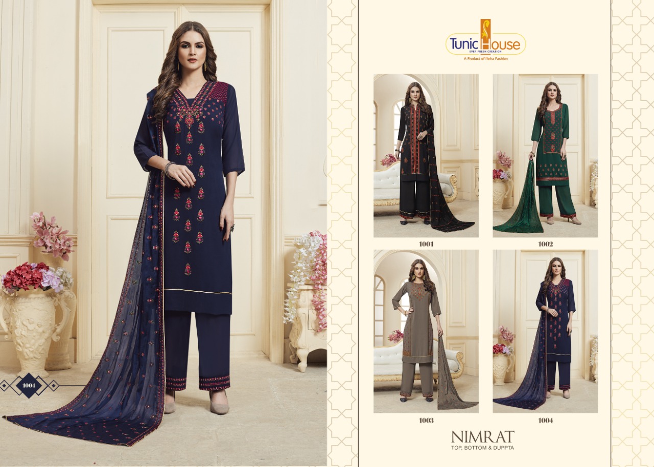 Tunic House Nimrat Designer Readymade Salwar Kameez Catalog