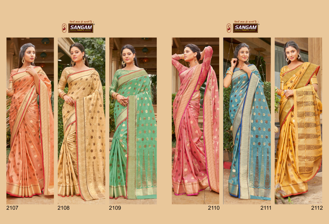 Sangam Presents Amanya Cotton Handloom Sarees