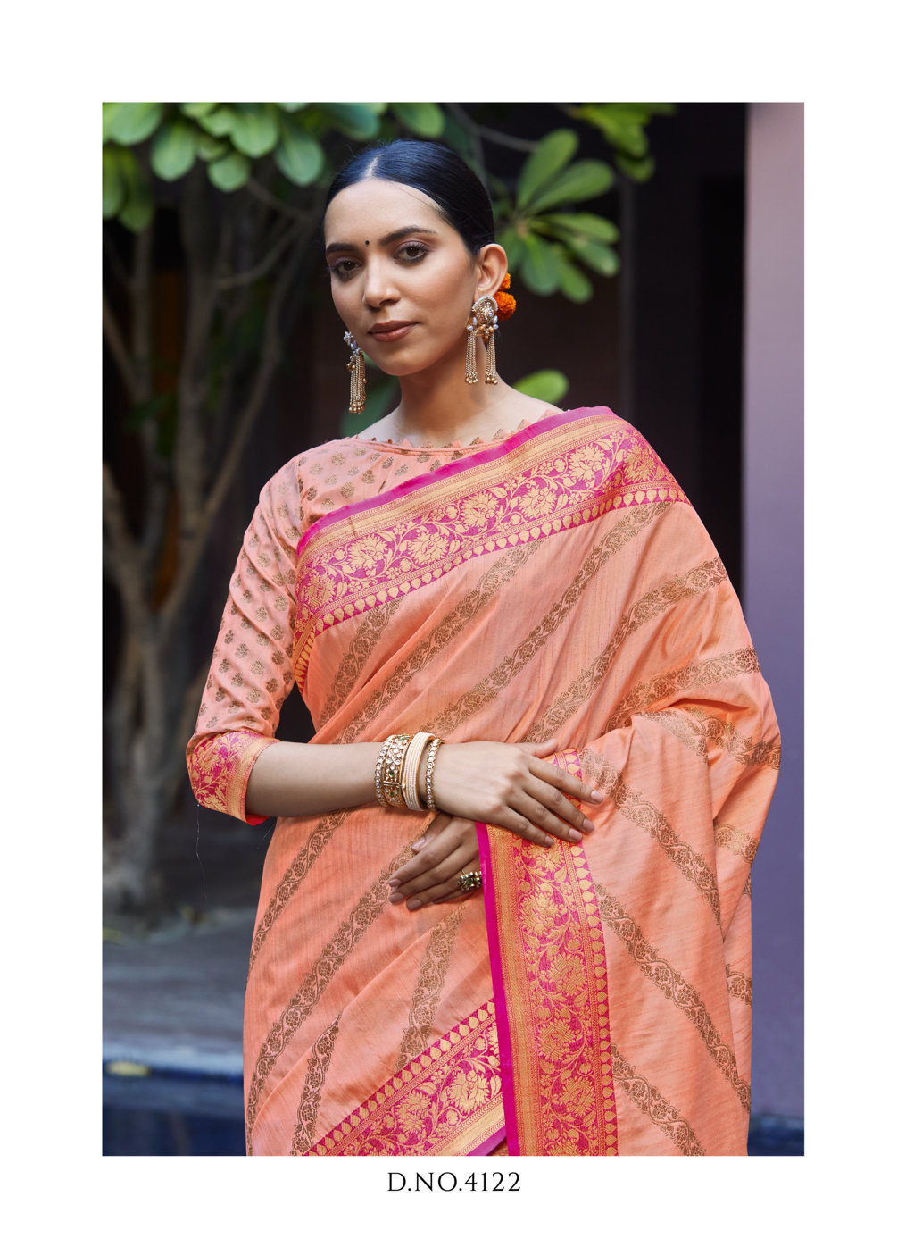 Sangam Presents Metallic Silk Designer Soft Silk Sarees