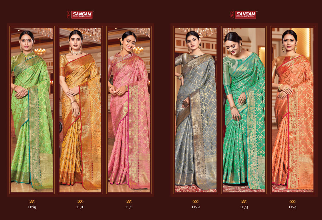Sangam Presents Sajawat Designer Silk Saree Collection