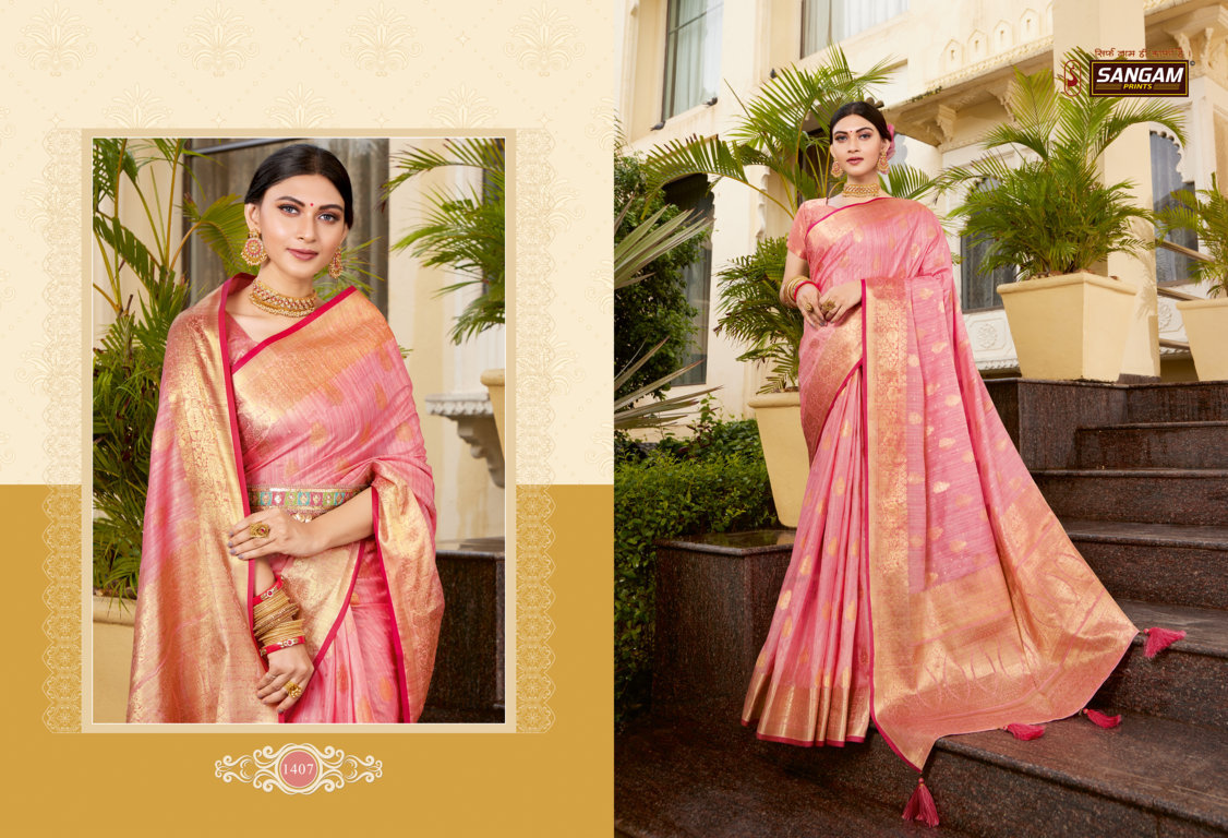 Sangam Presents Sakhi Saheli Designer Silk Saree Collection