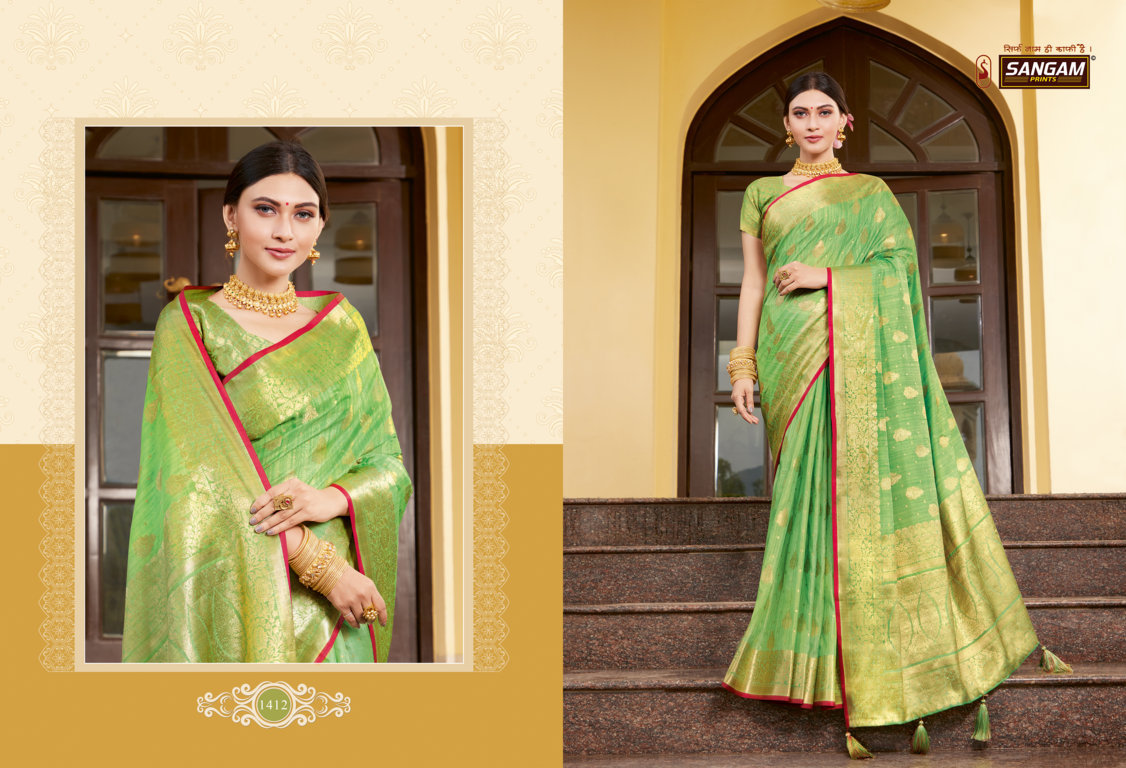 Sangam Presents Sakhi Saheli Designer Silk Saree Collection