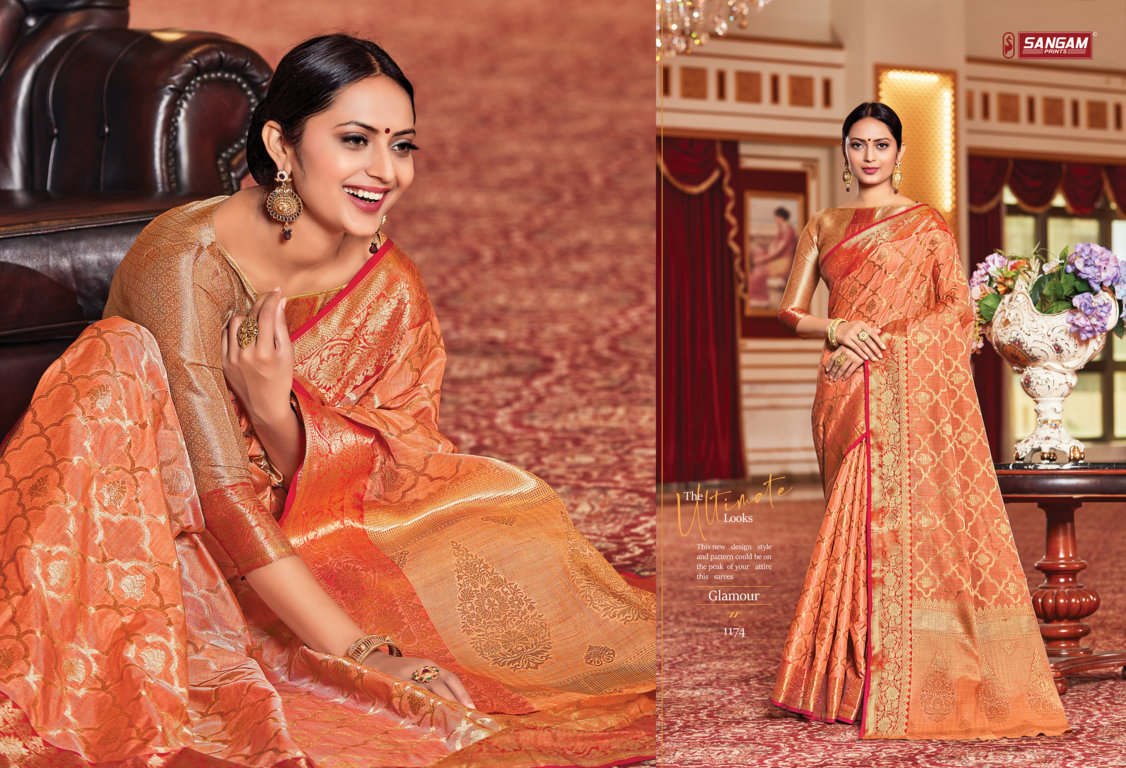 Sangam Presents Sajawat Designer Silk Saree Collection