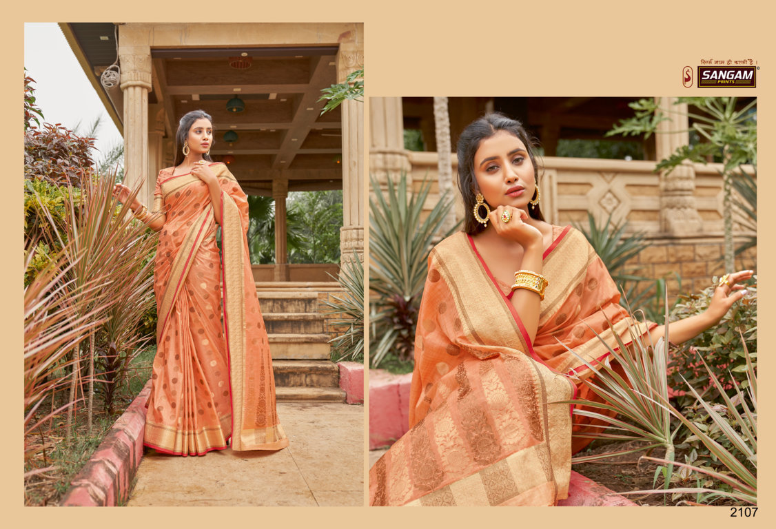 Sangam Presents Amanya Cotton Handloom Sarees