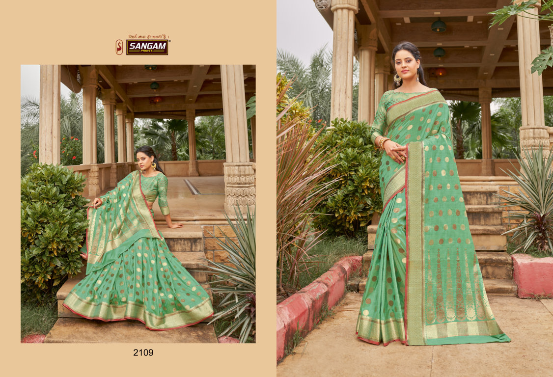 Sangam Presents Amanya Cotton Handloom Sarees