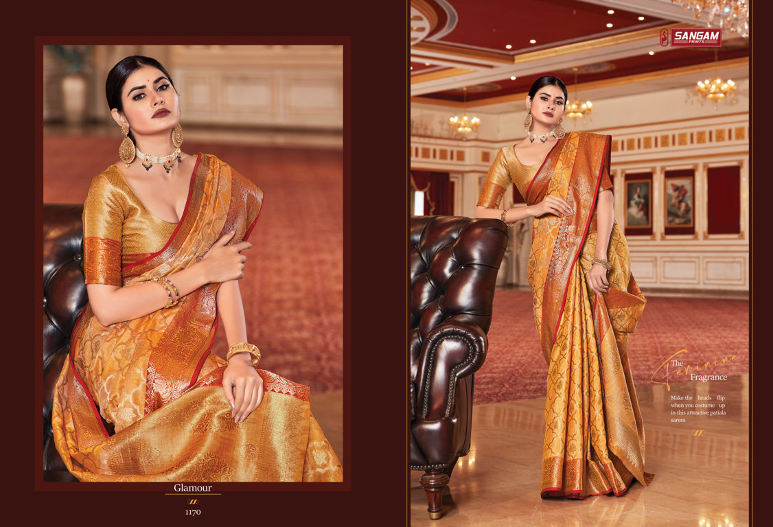 Sangam Presents Sajawat Designer Silk Saree Collection