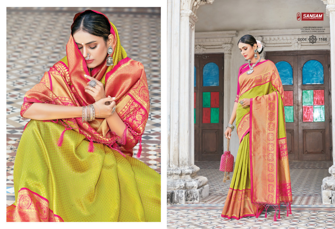 Sangam Presents Trisha Zari Weaving Silk Sarees