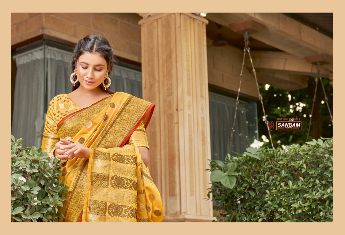 Sangam Presents Amanya Cotton Handloom Sarees