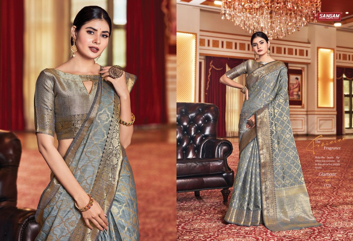 Sangam Presents Sajawat Designer Silk Saree Collection