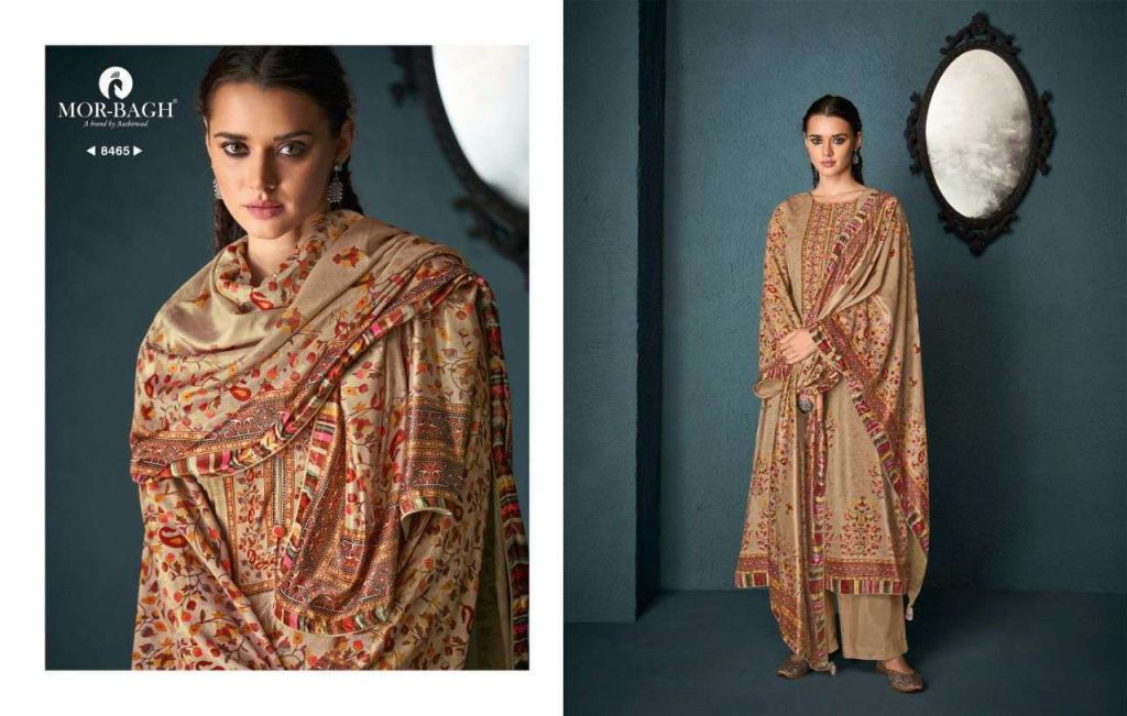 Aashirwad Mor Bagh Begum Velvet Digital Print Salwar Suits Catalog