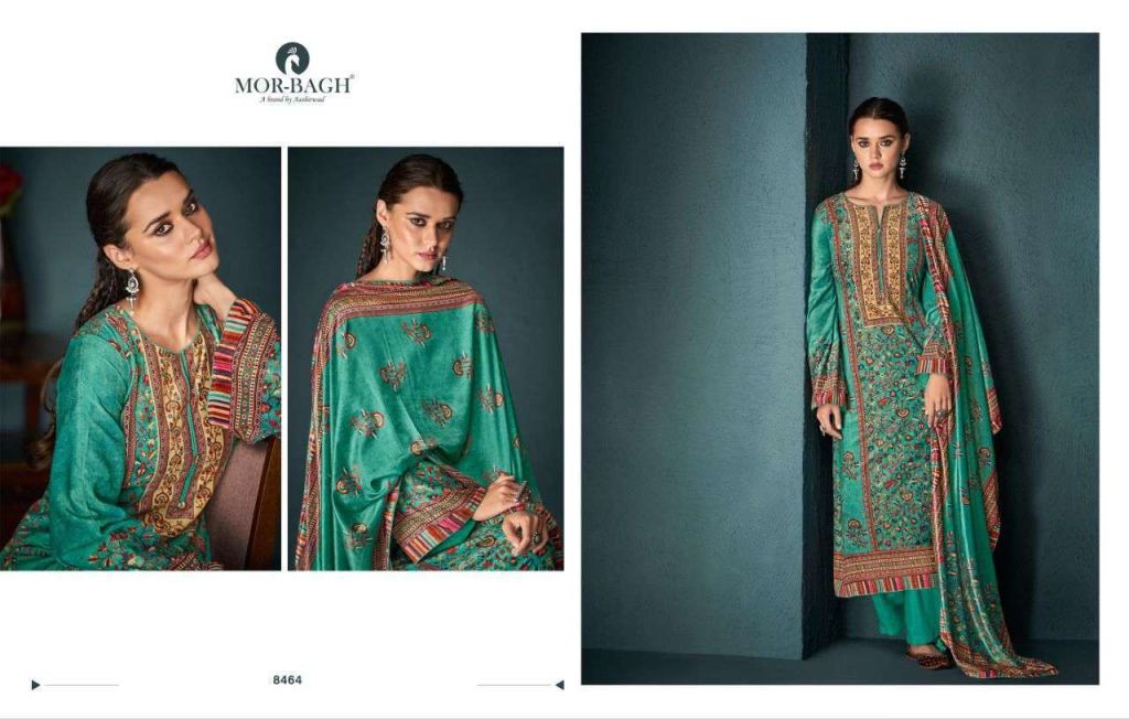 Aashirwad Mor Bagh Begum Velvet Digital Print Salwar Suits Catalog