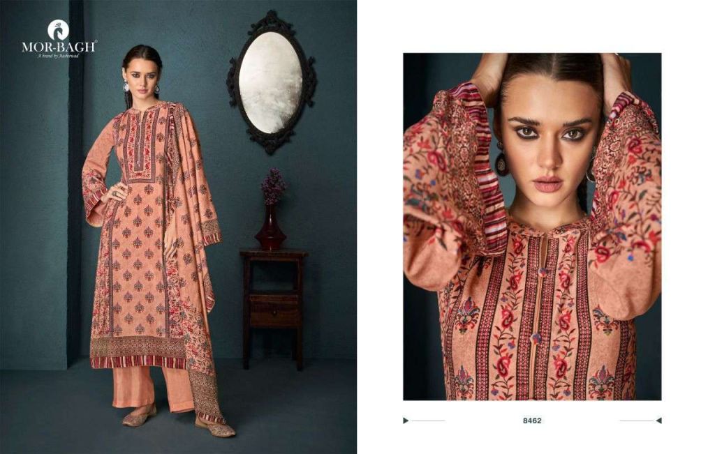 Aashirwad Mor Bagh Begum Velvet Digital Print Salwar Suits Catalog