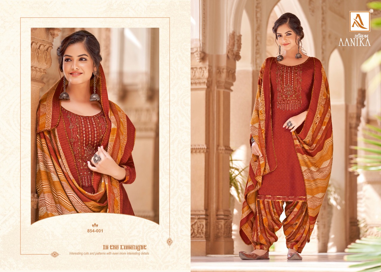 Alok Aanika Exclusive Digital Printed Winter Wear Pashmina Catalog