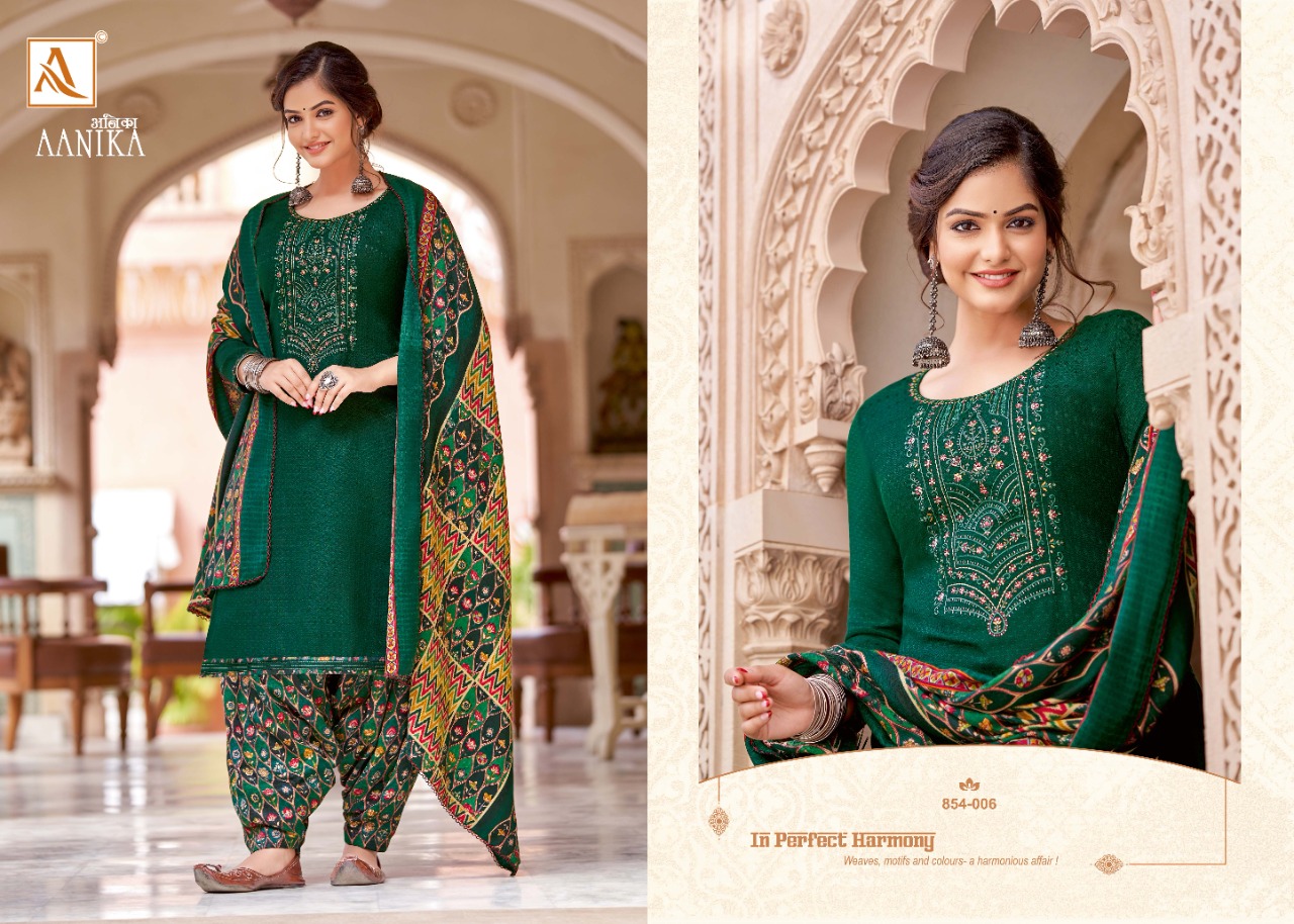 Alok Aanika Exclusive Digital Printed Winter Wear Pashmina Catalog