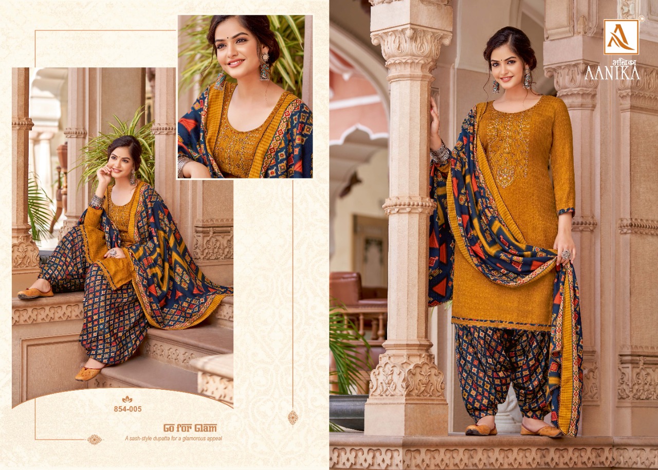 Alok Aanika Exclusive Digital Printed Winter Wear Pashmina Catalog