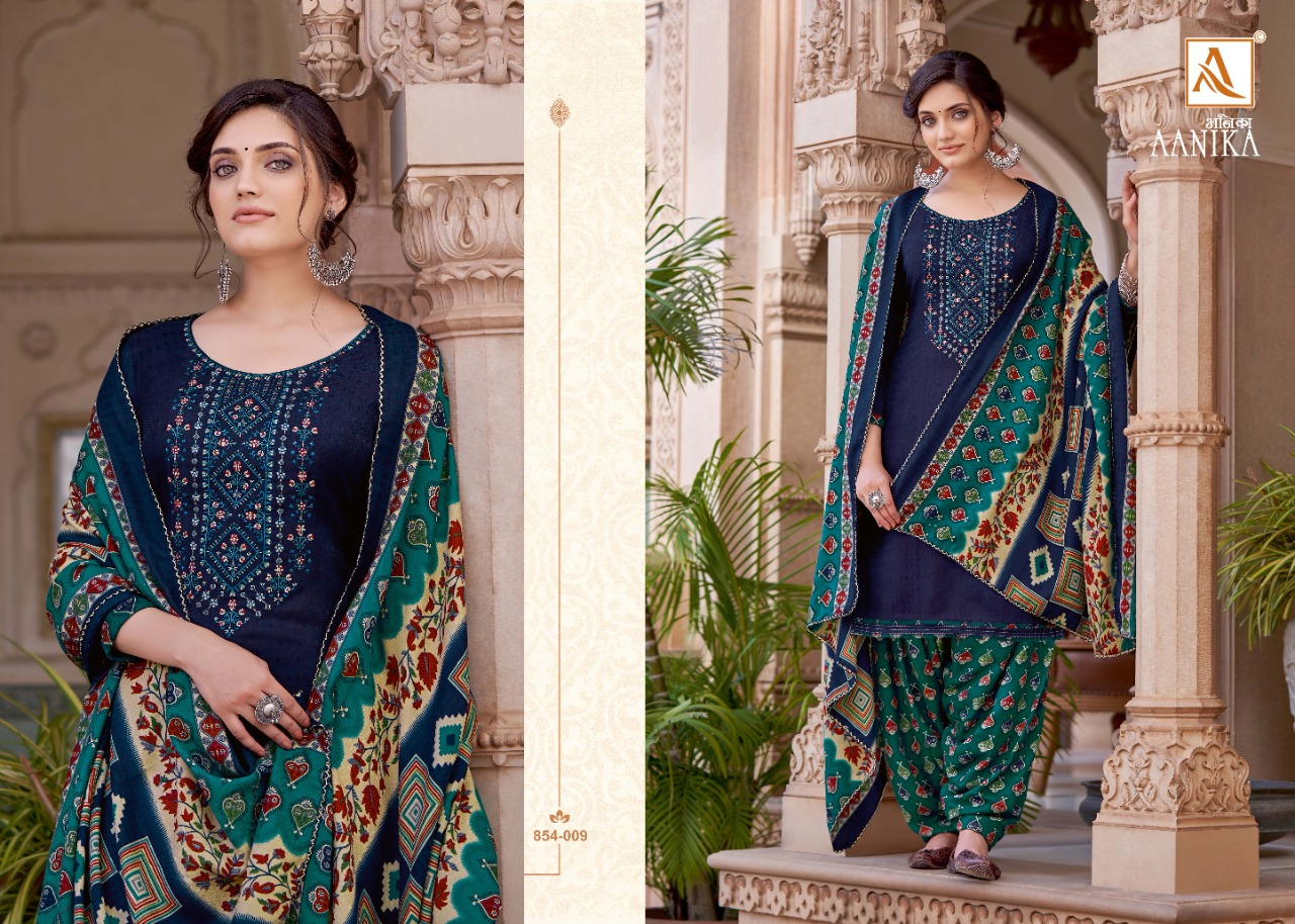Alok Aanika Exclusive Digital Printed Winter Wear Pashmina Catalog