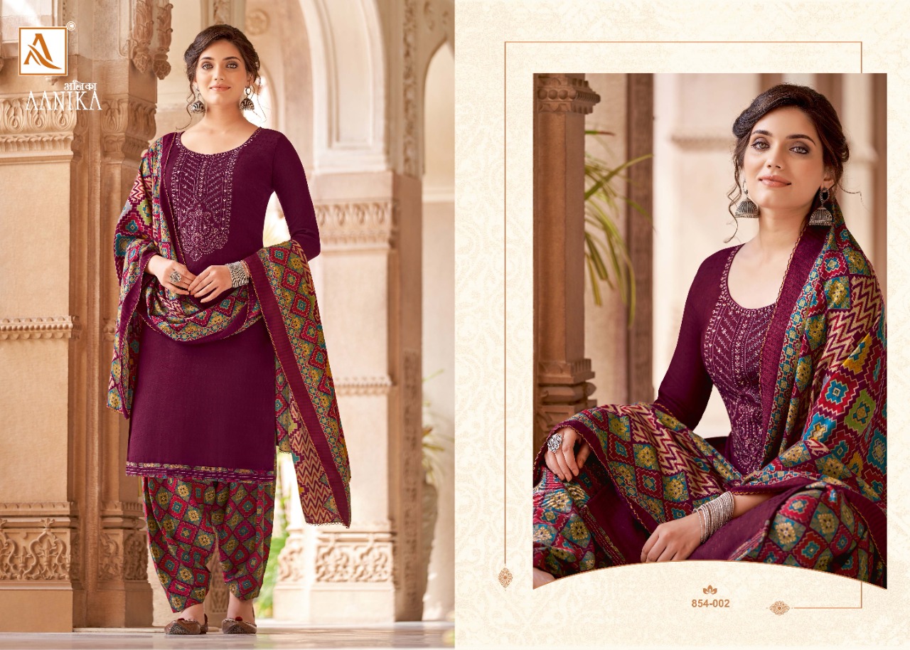 Alok Aanika Exclusive Digital Printed Winter Wear Pashmina Catalog