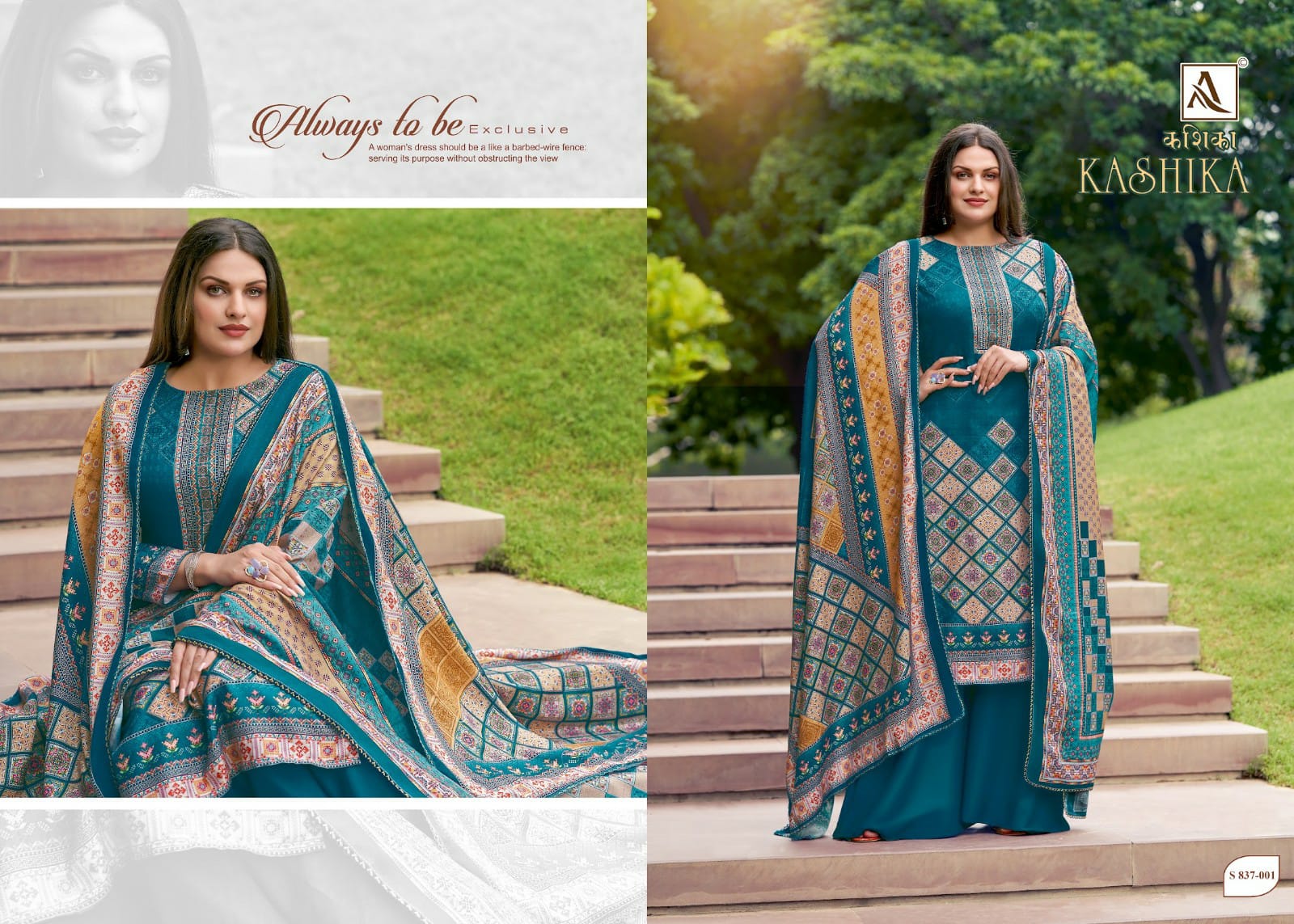 Alok Kashika Vol 3 Winter Wear Wool Pashmina Women's Dress Materials