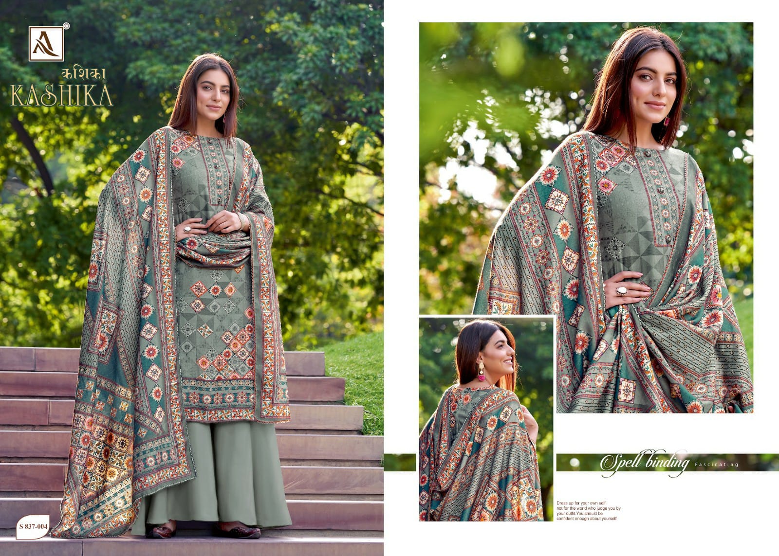 Alok Kashika Vol 3 Winter Wear Wool Pashmina Women's Dress Materials