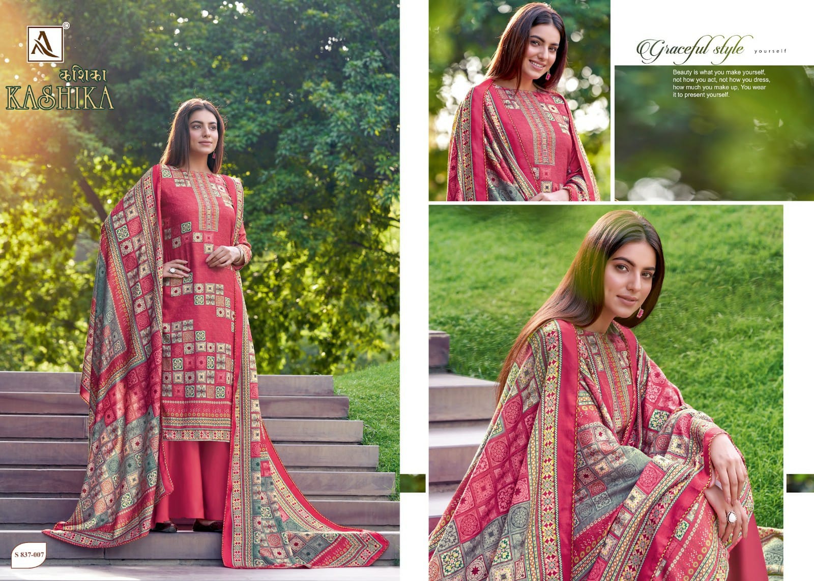 Alok Kashika Vol 3 Winter Wear Wool Pashmina Women's Dress Materials