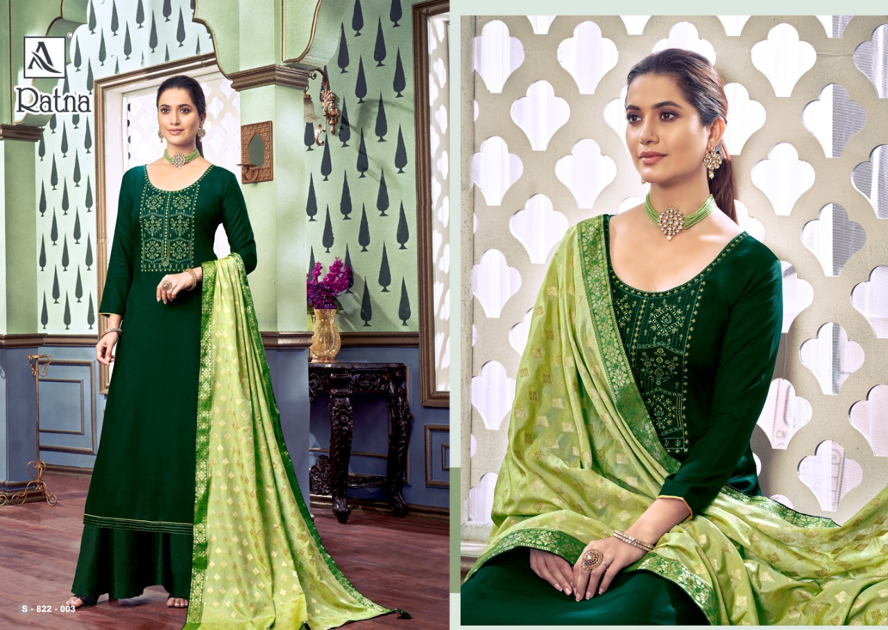 Alok Ratna Viscose Rayon Designer Wholesale Dress Material