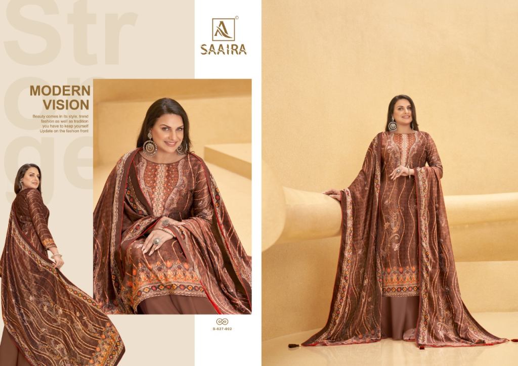 Alok Saaira Designer Viscose Velvet Wear Wholesale Pashmina Catalog