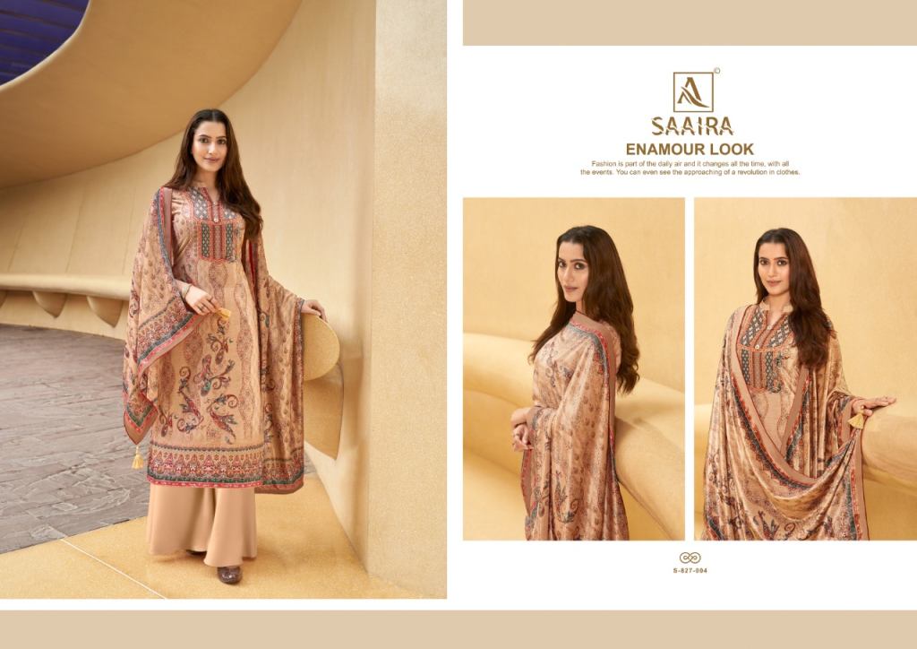 Alok Saaira Designer Viscose Velvet Wear Wholesale Pashmina Catalog