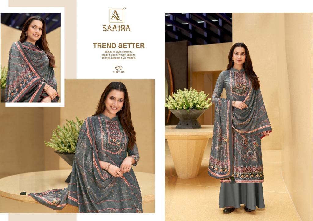 Alok Saaira Designer Viscose Velvet Wear Wholesale Pashmina Catalog