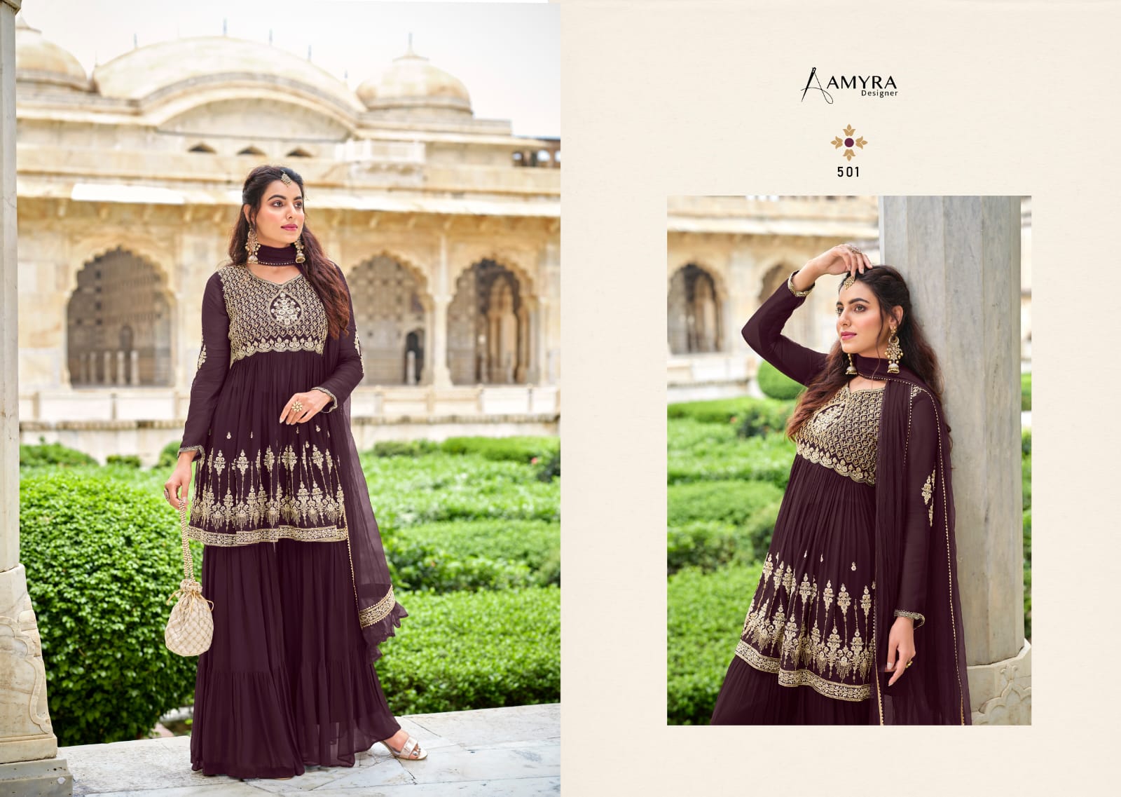 Amyra Florence Georgette Wear Designer Salwar Kameez Catalog