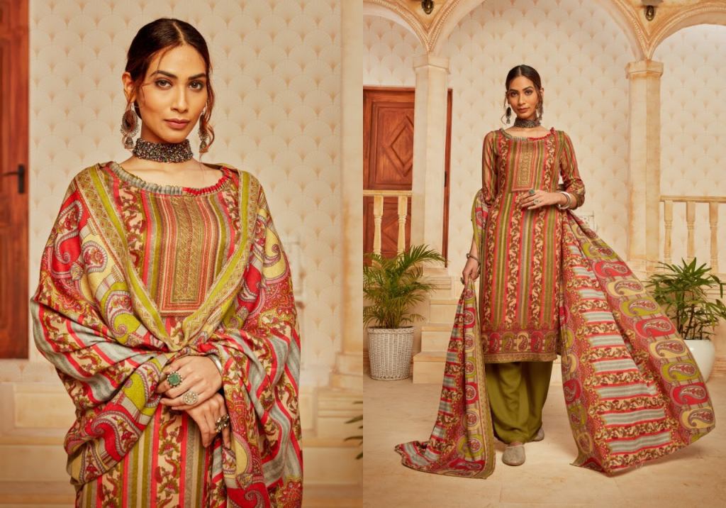 Anita Kesariya Jugni Pure Wool Pashmina Winter Catalog