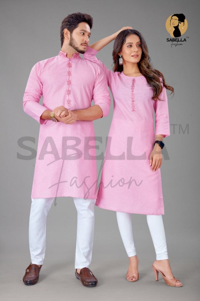 Baby Pink Couple Combo Buy Kurtis & Kurta Couple Trendy Stylish Combo Collection