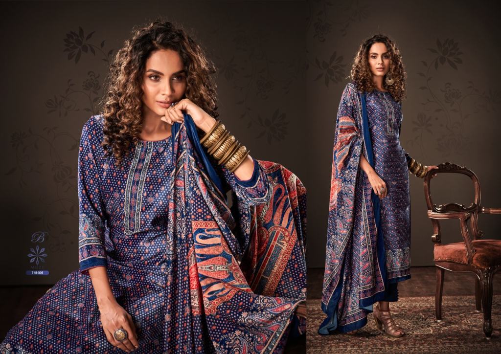 Belliza Muze Velvet With Exclusive Digital Prints Wholesale Shop Dress Material Catalog