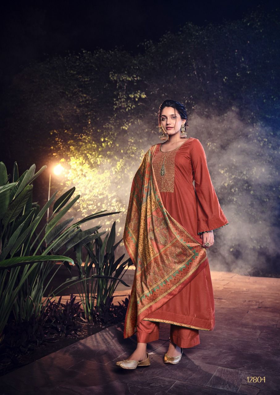 Deepsy Gulnar Winter Wear Wholesale Pashmina Dress Materials
