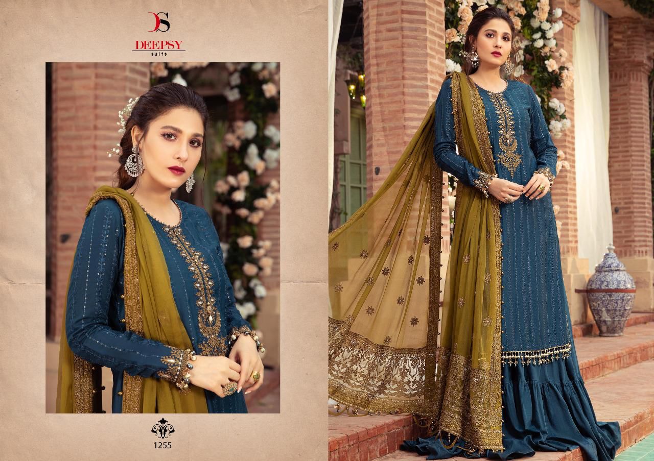 Deepsy Maria B Satin Cotton Wear Pakistani Salwar Kameez Catalog