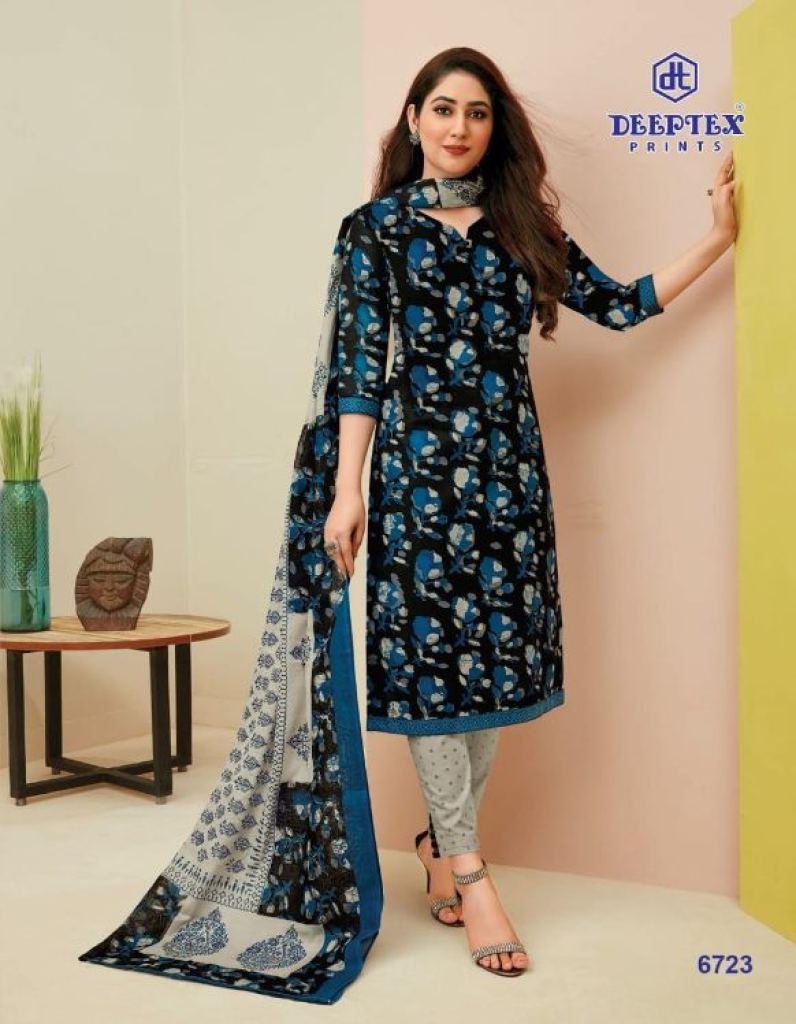 Deeptex Miss India Vol 67 Regular Wear Cotton Dress Material Catalog