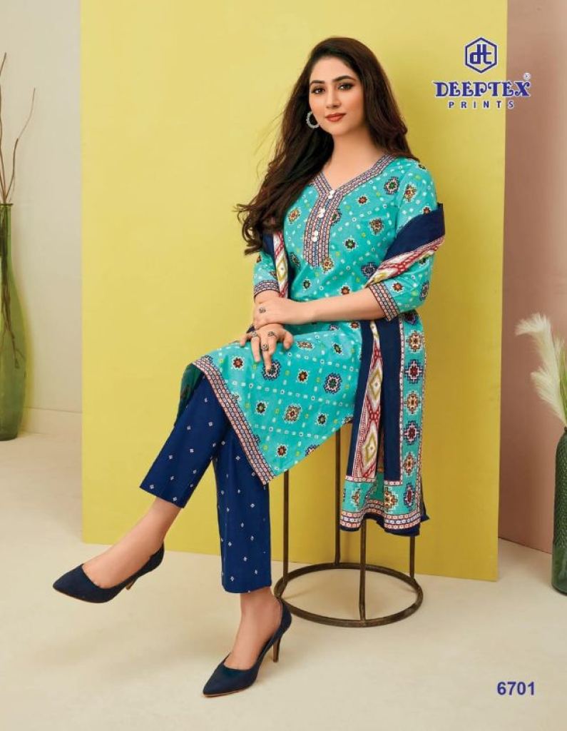 Deeptex Miss India Vol 67 Regular Wear Cotton Dress Material Catalog