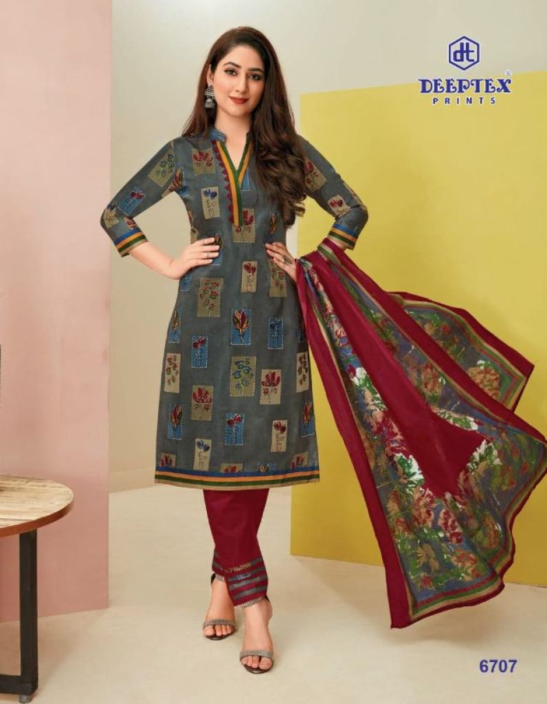 Deeptex Miss India Vol 67 Regular Wear Cotton Dress Material Catalog