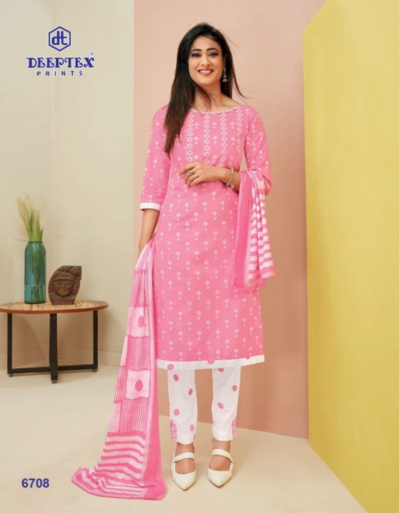 Deeptex Miss India Vol 67 Regular Wear Cotton Dress Material Catalog