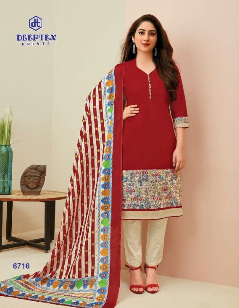 Deeptex Miss India Vol 67 Regular Wear Cotton Dress Material Catalog