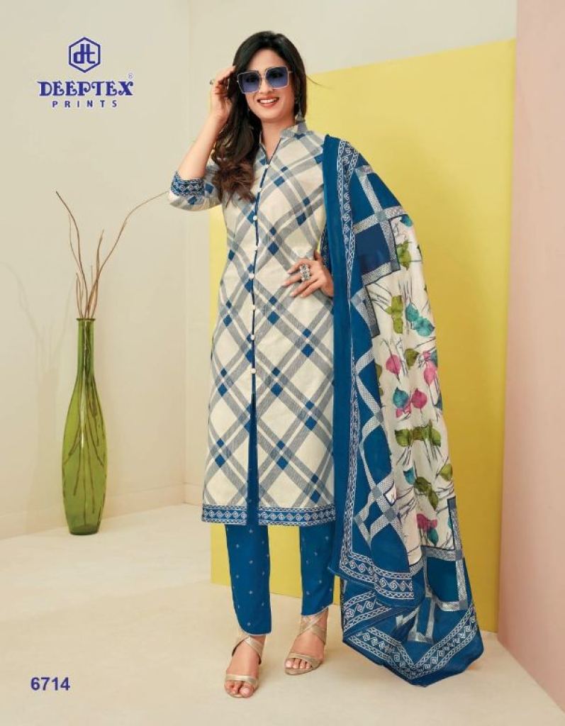 Deeptex Miss India Vol 67 Regular Wear Cotton Dress Material Catalog