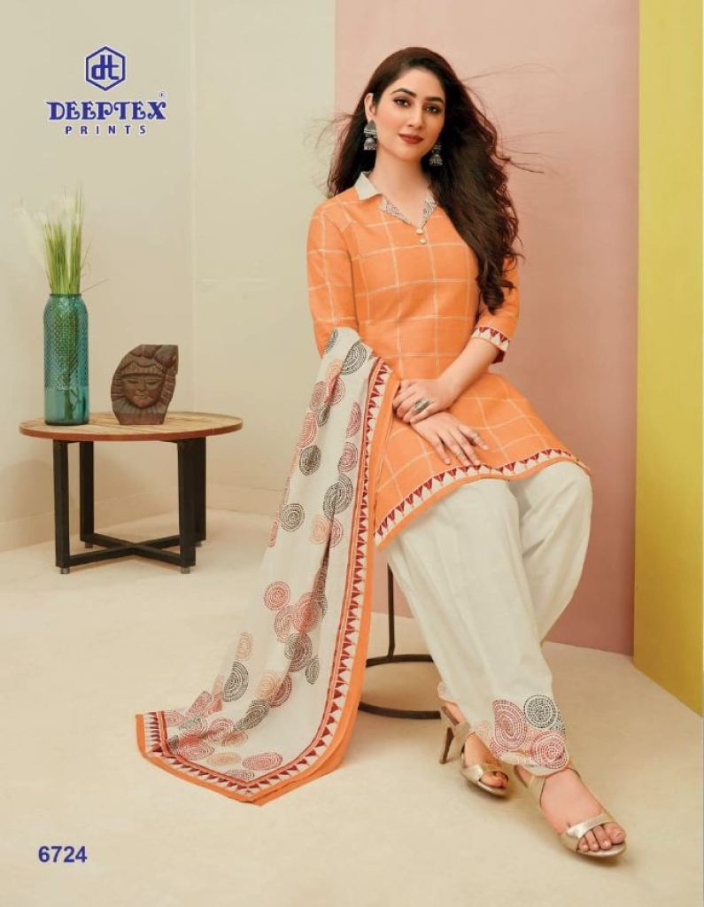 Deeptex Miss India Vol 67 Regular Wear Cotton Dress Material Catalog