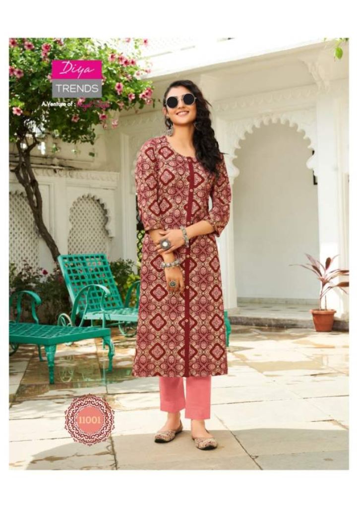 Diya Trends Gardencity Vol 11 Fancy Designer Casual Wear Kurti Catalog