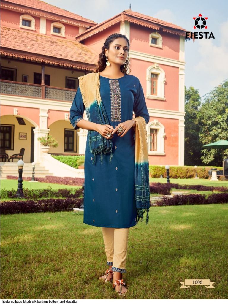 Fiesta Gulbaag Kurtis With Bottom And Dupatta Catalog